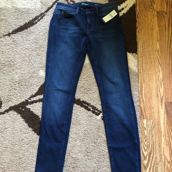 mavi adriana ankle mid rise super skinny